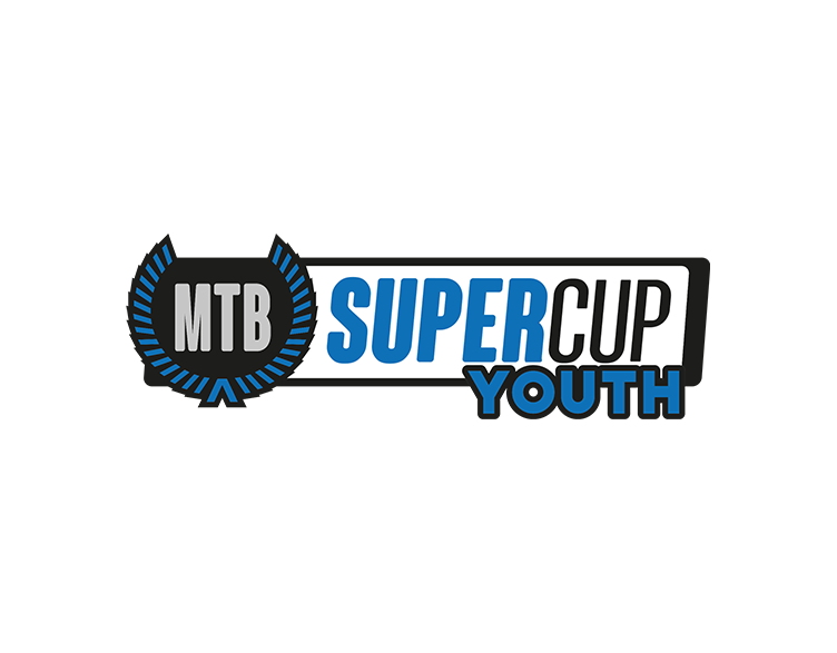 Logo of the cycling sports event for young promises at the European bicycle festival Sea Otter Europe in Girona: Super Cup Youth
